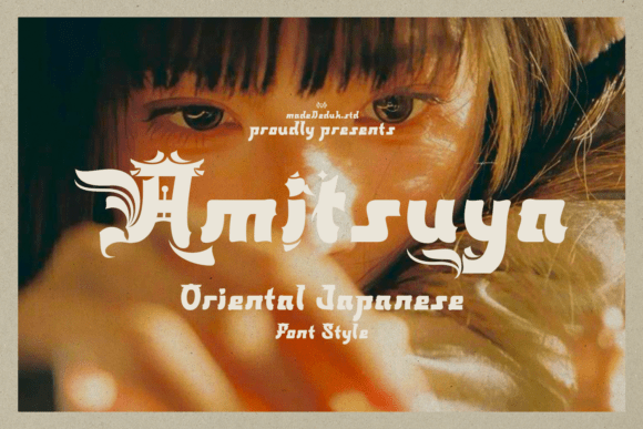Amitsuya: A Strategic Font for Enhancing Japanese-Themed Designs