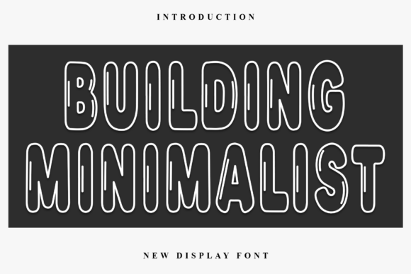 Building Minimalist: A Festive and Merry Typeface