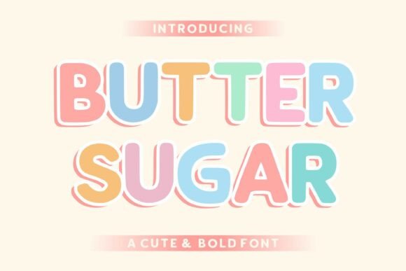 Butter Sugar: A Charming Font for Creative Projects