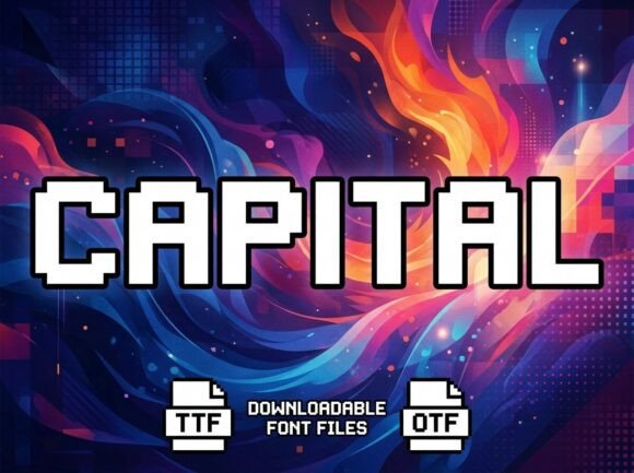 Capit Font: Bold Decorative Display Typography