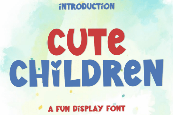 Capturing the Magic of the Season with Cute Children Font