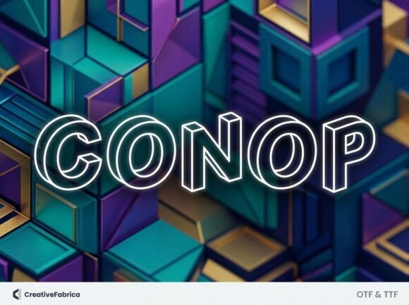 Conop: Elevating Brand Identity with Bold Decorative Typography