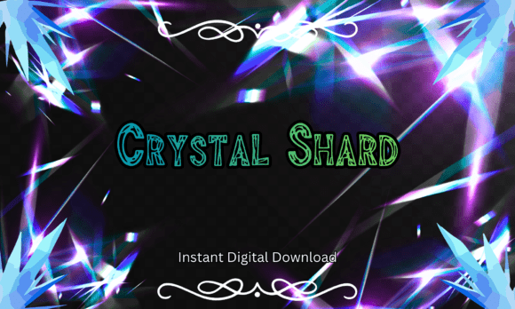 Crystal Shard: A Bold, Edgy Display Font for Neon Chaos and Shattered Light