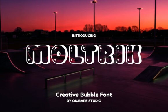 Discover Moltrik: A Bold, Modern Bubble Font