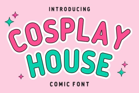 Discover the Playful Charm of Cosplay House Font
