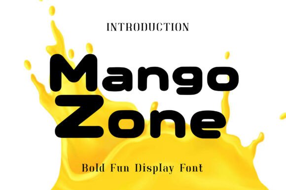 Discover the Vibrant Energy of Mango Zone Font
