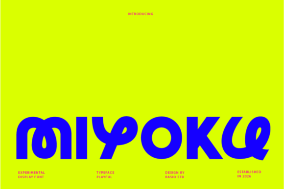 Discovering Miyoku: A Bold and Expressive Display Font