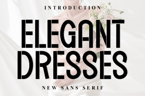Exploring Elegant Dresses: A Versatile Font