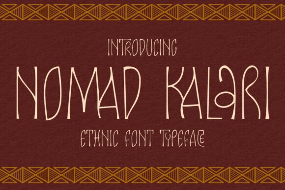 Exploring the Unique Charm of Nomad Kalari: A Typeface for Authentic and Artistic Expression