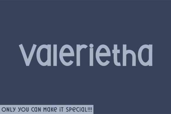 Exploring Valerietha: A Unique and Versatile Handwritten Font