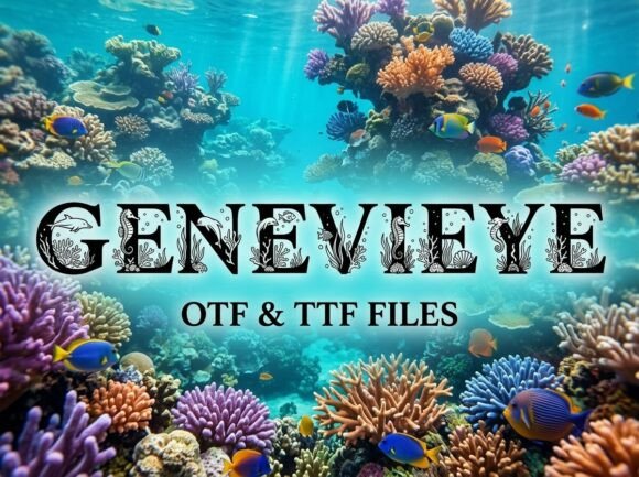 Genevieve: A Stunning Decorative Display Font for Creative Impact