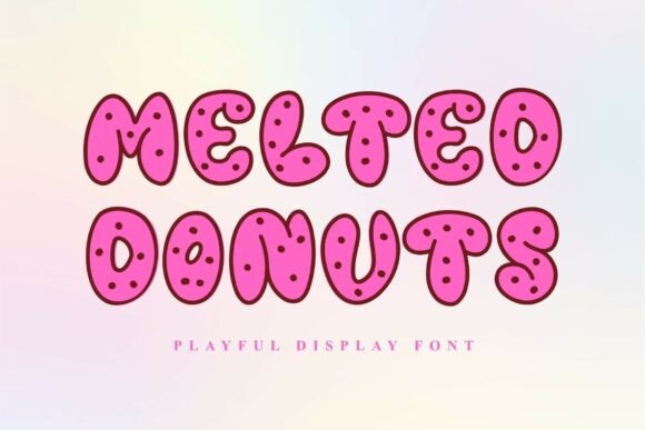 Melted Donuts: A Strategic Font for Creative and Engaging Design