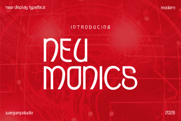 Neu Manics: A Cutting-Edge Display Typeface for the Digital Age