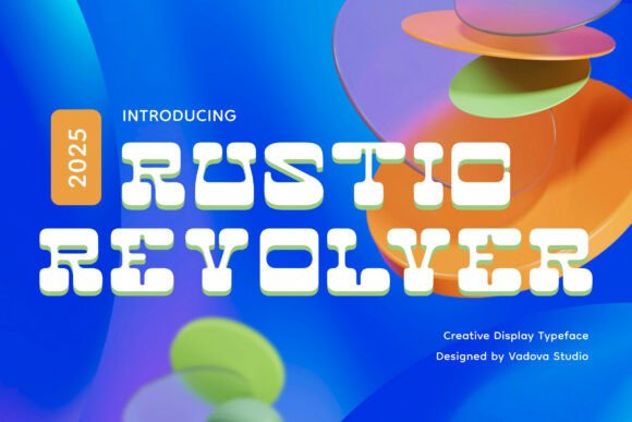 Rustic Revolver: A Bold and Playful Display Font