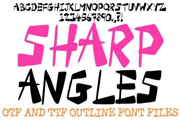 Sharp Angles Font: A Bold and Edgy Typography Choice