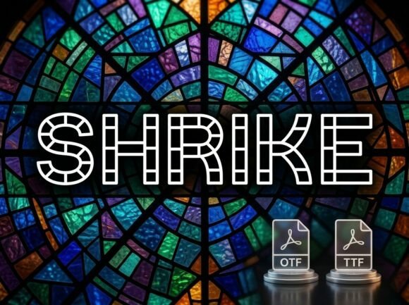 Shrike: A Bold and Artistic Display Font for High-Impact Design