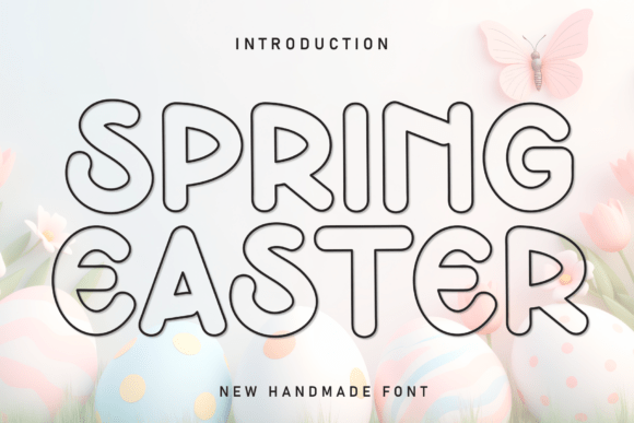 Spring Easter: A Charming and Endearing Handwritten Display Font