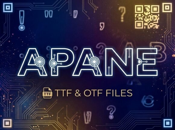 Step into the Digital Future with Apane: The Ultimate High-Tech Display Typeface