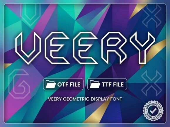 Veery: A Bold and Artistic Display Font