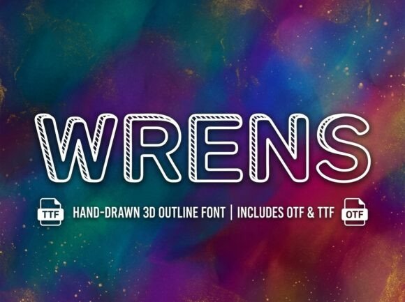 Wrens Font: Bold Decorative Display Typography